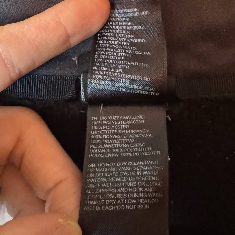 The North Face Fuzzy Fleece Full Zip Embroidered Jacket Black Womens Size Medium - Picture 13 of 14